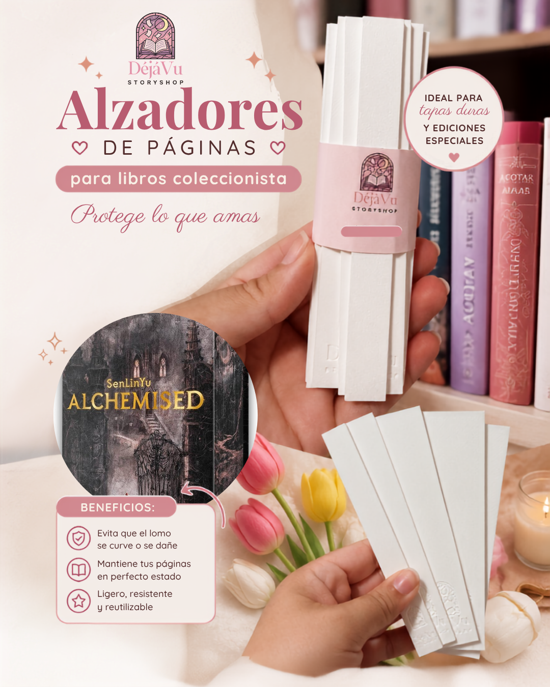 Alzadores de página ALCHEMISED